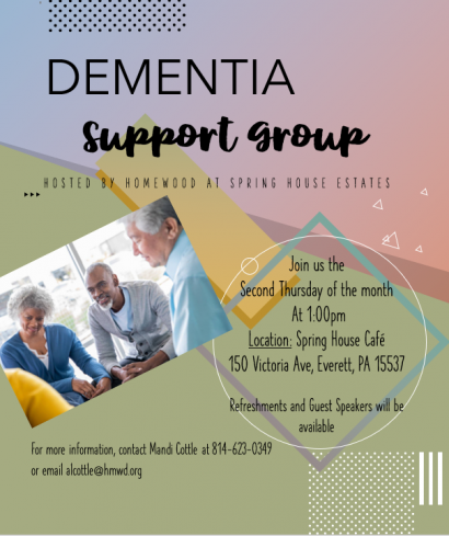 Monthly Dementia Support Group
