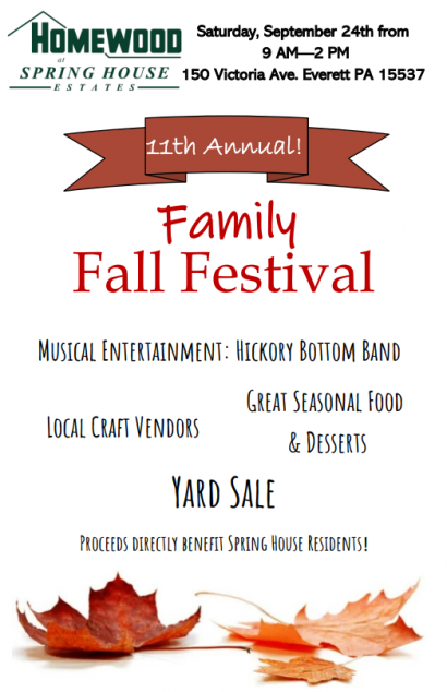 11th Annual Family Fall Festival